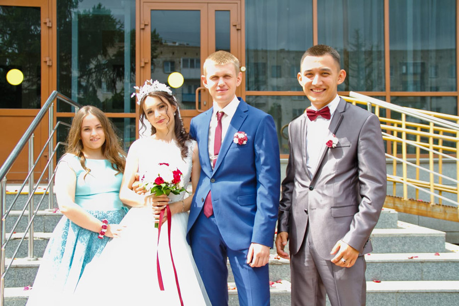 Свадьба Анастасии и Евгения Крамаренко. Фото из семейного архива