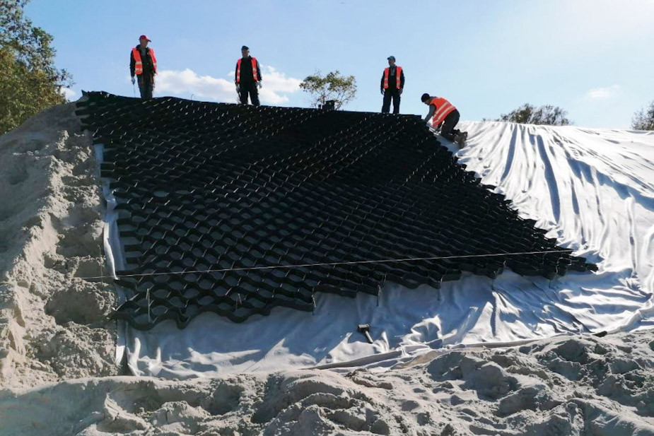 Работы по уничтожению дюн в Зеленоградске