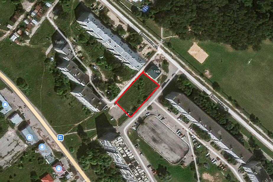 Место для строительства пятиэтажки в Касимове