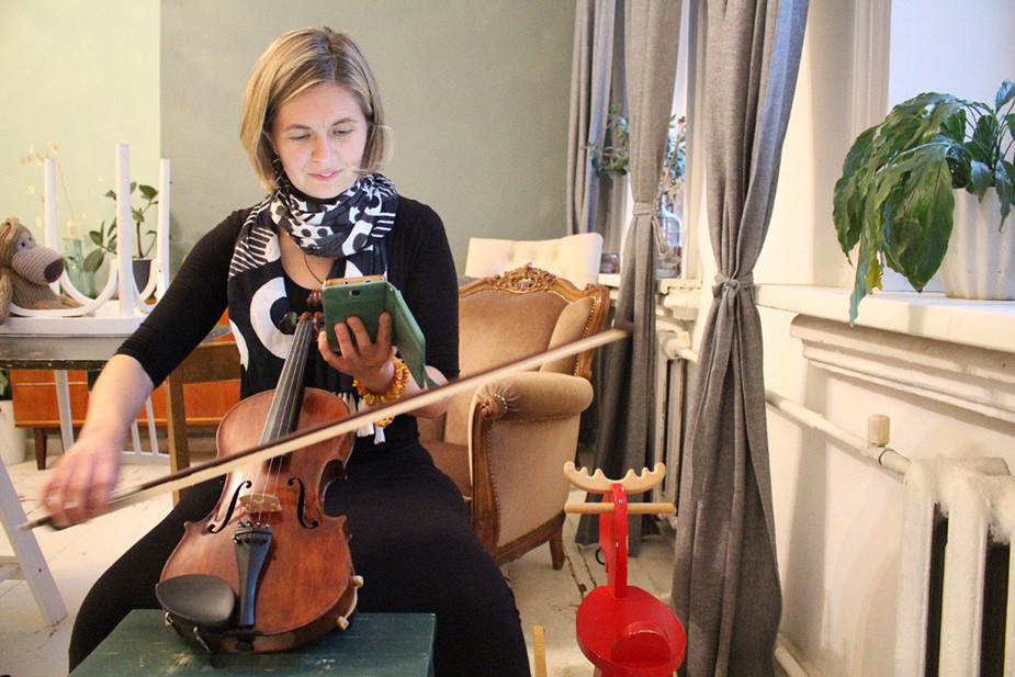 Анна Чагина с альтом