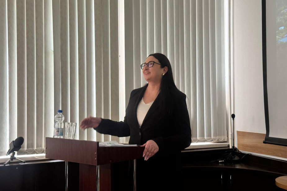 Юлия Маслакова во время отбора кандидатов на пост мэра Березовского, 24 января 2025 года. Фото: Говорит Берёзовский / Telegram