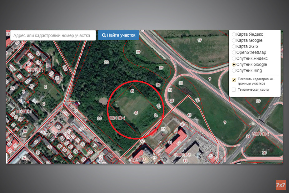 Кадастровая карта