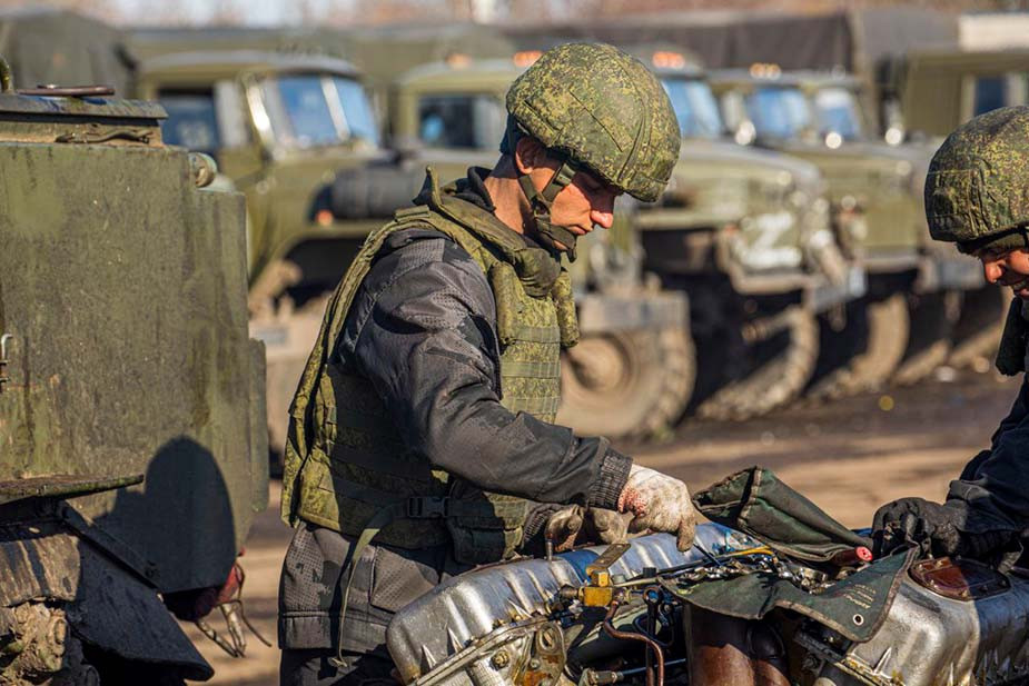 Российские военные в Украине