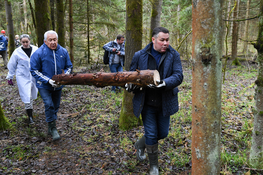 Советник президента РФ Владимир Васильев и Игорь Руденя