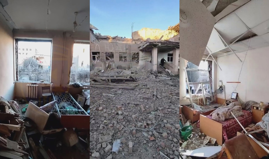 Последствия удара по интернату, 2 февраля 2025 года