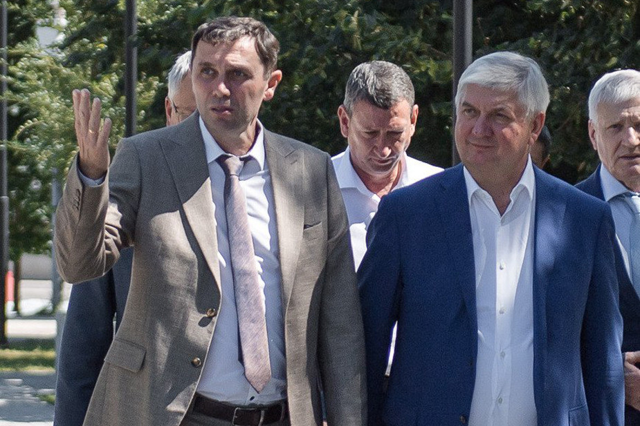 Сергей Петрин и Александр Гусев. Фото: пресс-служба Губернатора Воронежской области / Telegram