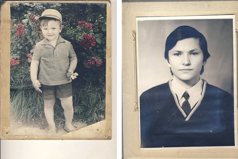 Игорь Кузнецов в детстве