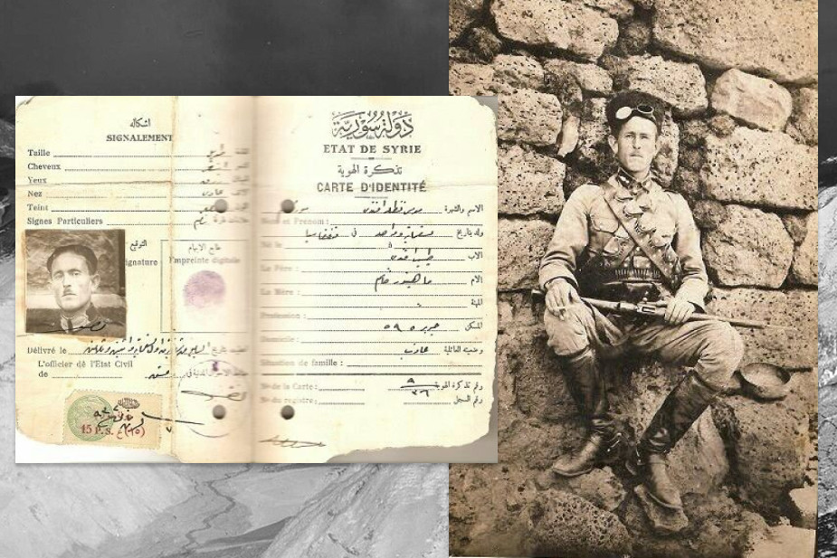 Мусы Ныров и его сирийский паспорт. Фото из семейного архива