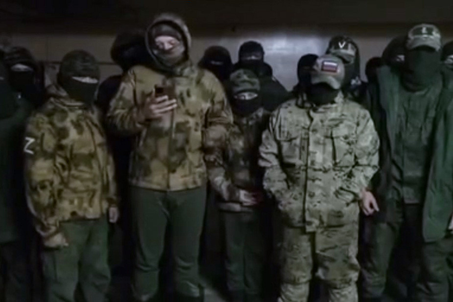 Скриншот из видеообращения оренбургских мобилизованных