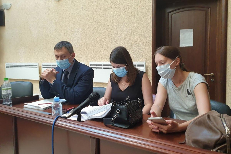 На суде по делу Светланы Прокопьевой. Фото предоставлено Центром защиты прав СМИ