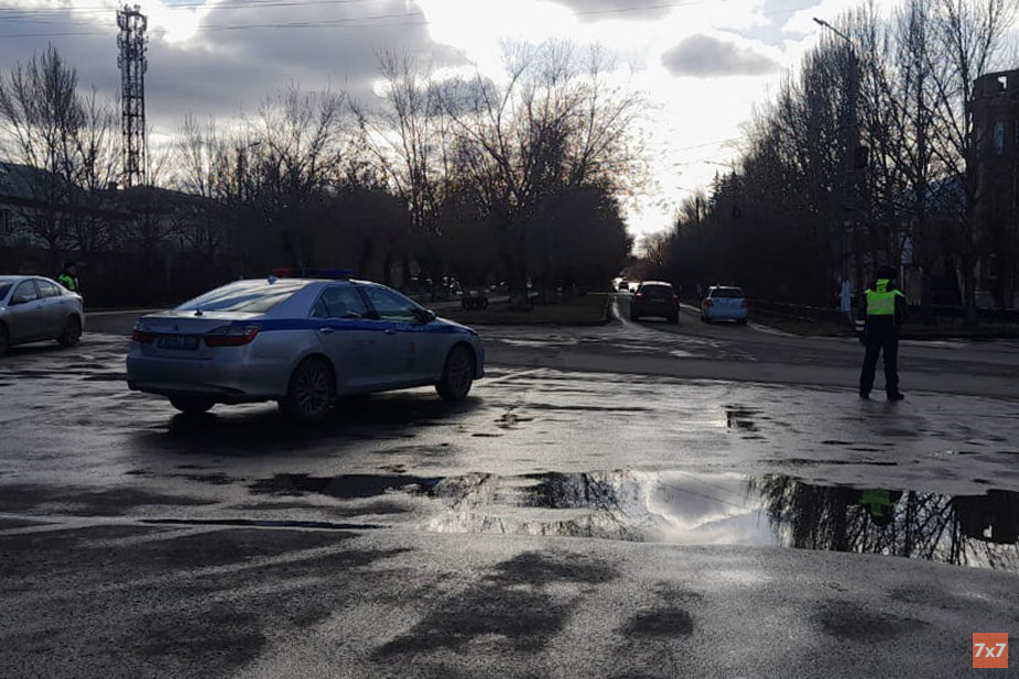 На улицах Коркина 25 октября было много силовиков