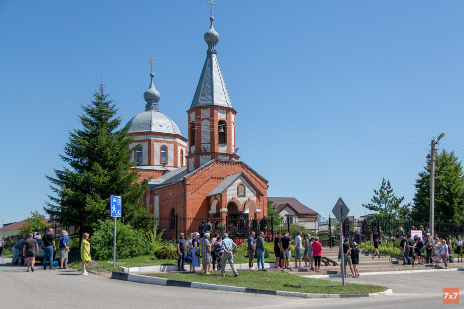 Храм в Масловой Пристани, где отпевали Никиту Мальцева. Фото «7х7»