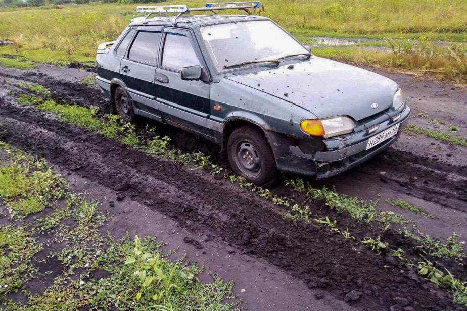 Дорога в поселок Волчий Пензенской области