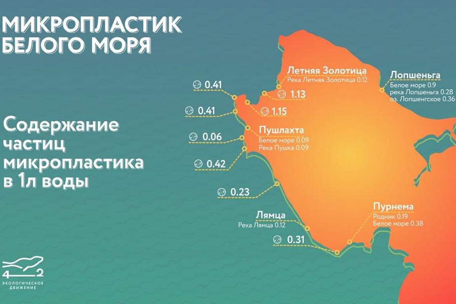 Микропластик Белого моря