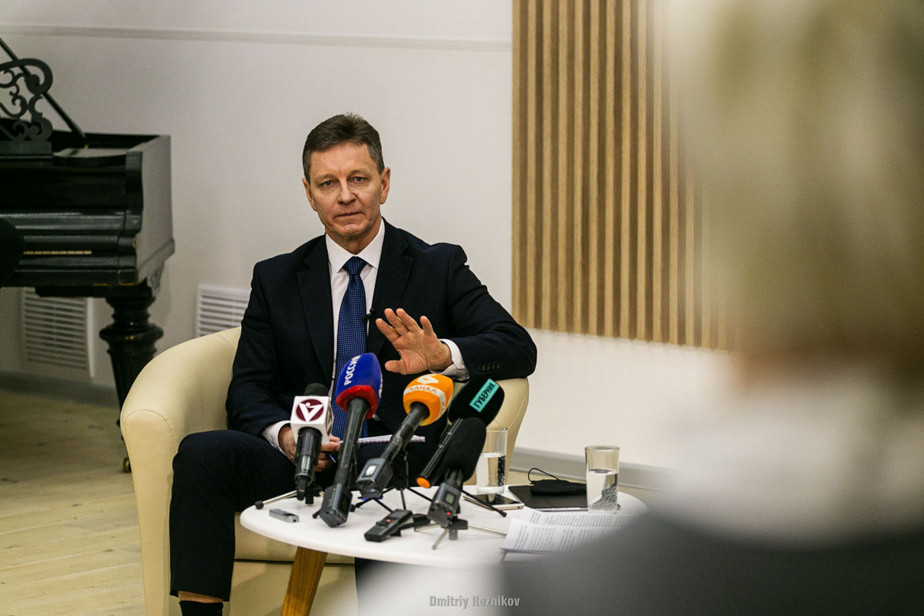 Владимир Сипягин на пресс-конференции 