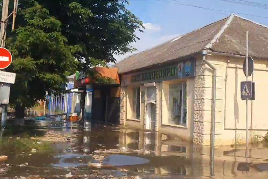 Фото из затопленного города Алёшки