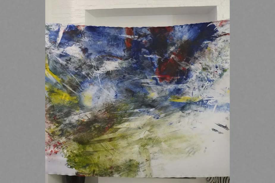 Антивоенное полотно пензенского акциониста Владимира Кузнецова