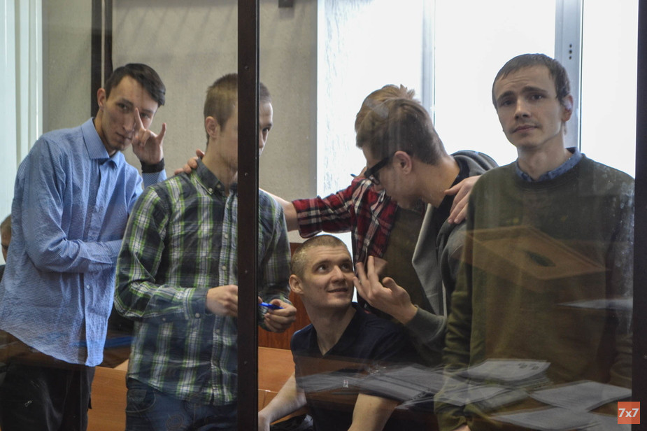 Подсудимые по делу "Сети"*