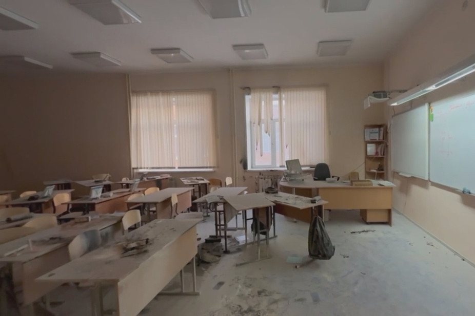 Класс, который подожгла восьмиклассница, Красноярск, 4 февраля 2026 года. Фото: Прокуратура Красноярского края